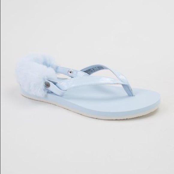 blue ugg sandals